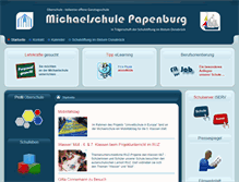 Tablet Screenshot of michaelschule.de