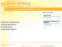 Tablet Screenshot of michaelschule.net